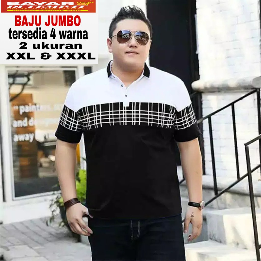  BAJU PRIA JUMBO  XXL 3XL PP ANTHONY 3 WARNA PAKAIAN PRIA  