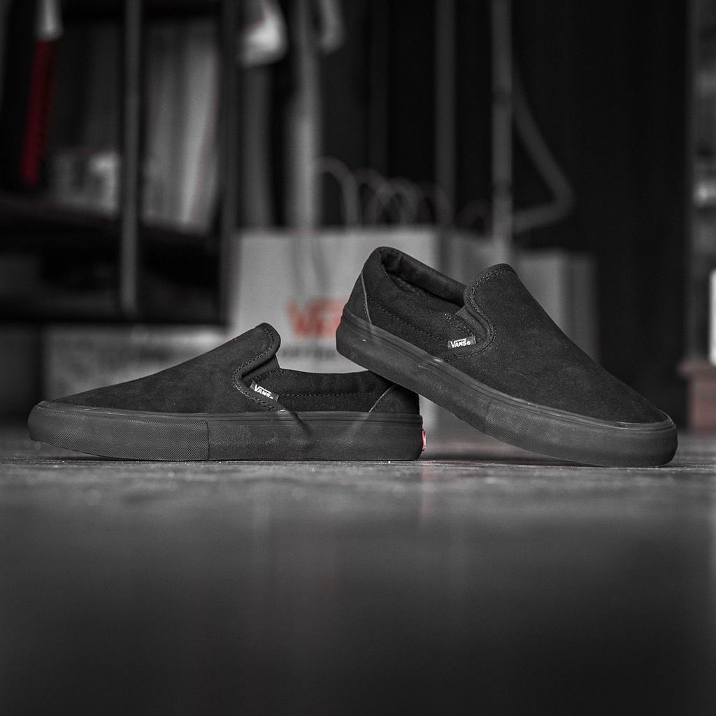 VANS SLIP-ON PRO BLACK/OUT ORIGINAL 100%