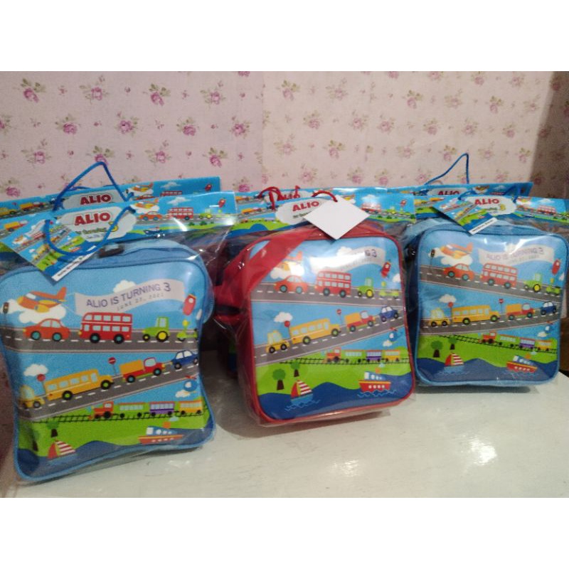 souvenir ultah tas custom / paket ultah anak/bingkisan birthday