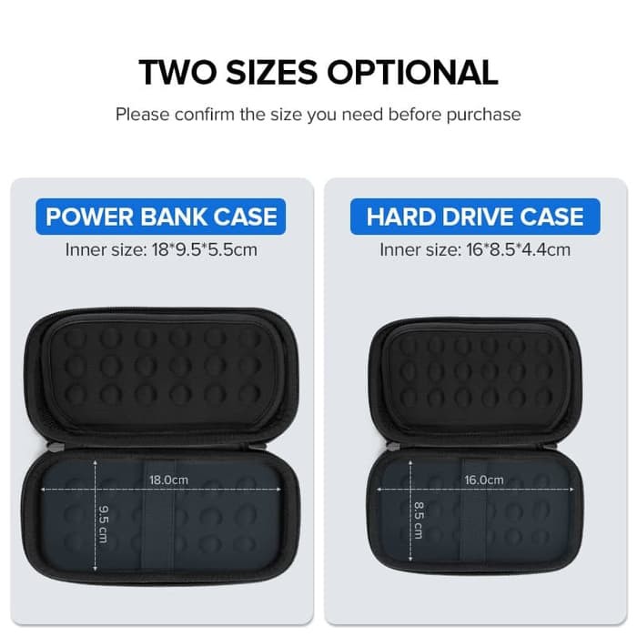 Ugreen Hardisk Large Storage Hardcase ( 50274 ) Large size