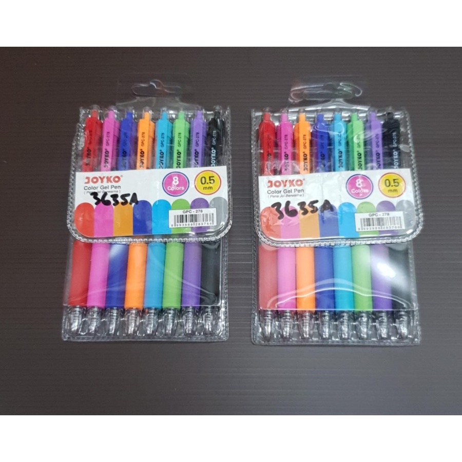 

PULPEN JOYKO GEL GPC-278 (8-color) PER SET