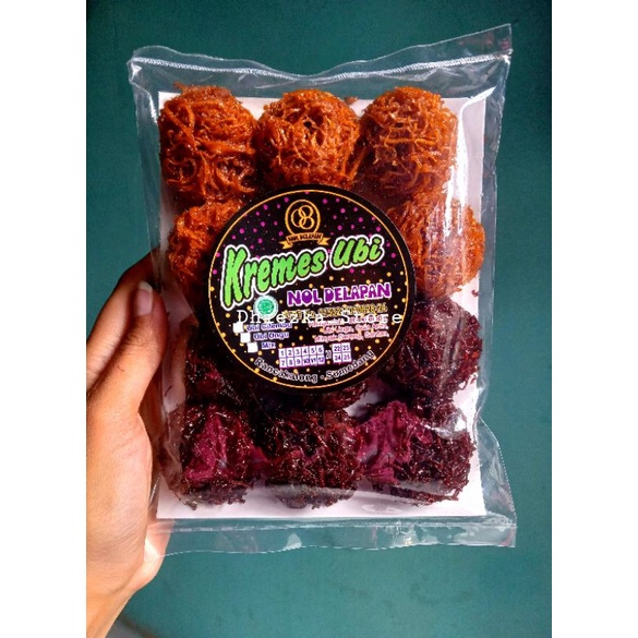KREMES UBI NOL DELAPAN ISI 12PCS || OLEH-OLEH KHAS BANDUNG