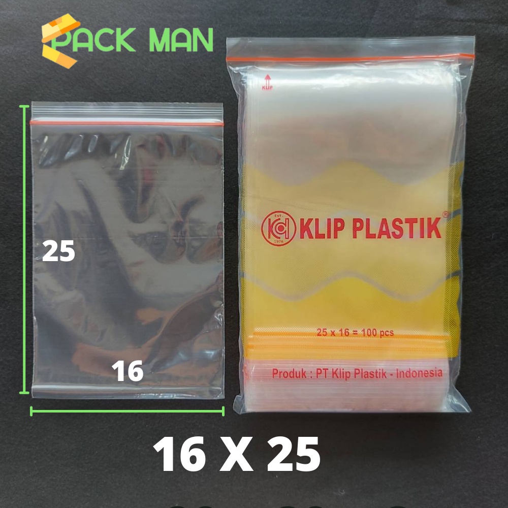 Plastik Klip 16 X 25