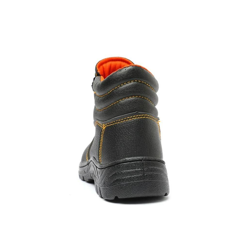 SEPATU SAFETY SHOES HIGH SSL 588 MURAH BERKUALITAS SEPATU KERJA PALING MURAH BLACK HITAM ORANGE MURAH ANTI SLIP TIDAK LICIN