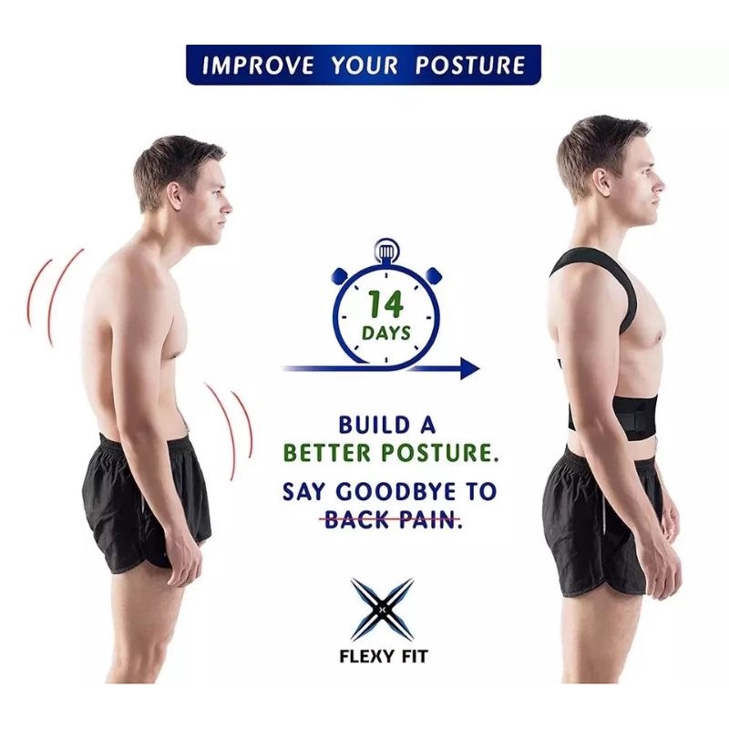 Penegak Postur  Posture Corrector  Back Support Alat Penegak Punggung Skoliosis Lordosis Kifosis