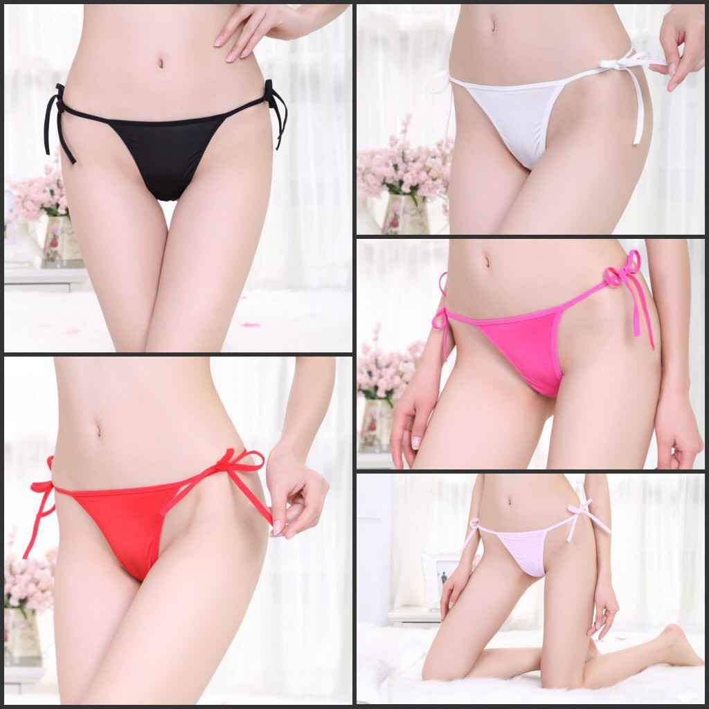 G string wanita tali Thong Celana Dalam 082c