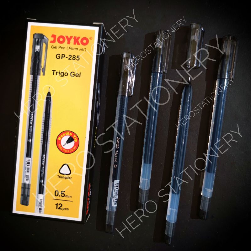 

Pen gel joyko trigo gel grip triangular 0.5 mm GP-285 . 12 unit