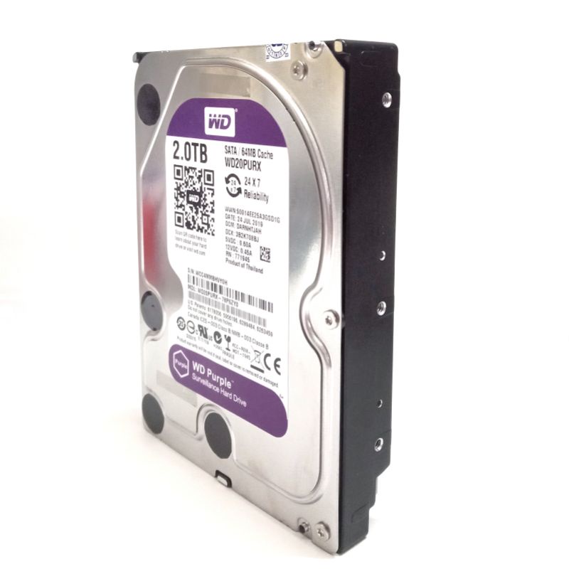 Hardisk 2TB WD purple 3.5&quot; SATA - Harddisk 2TB Support CCTV