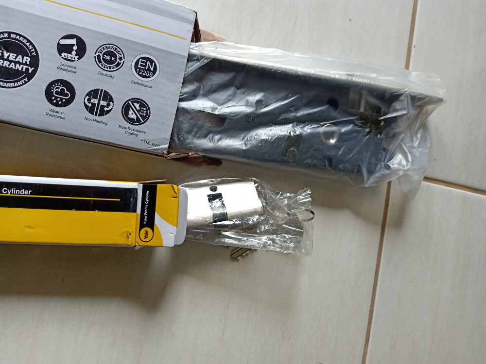 Paket Hemat Yale Lockcase/mortise Komplit+silinder Kunci Garansi 5 Thn