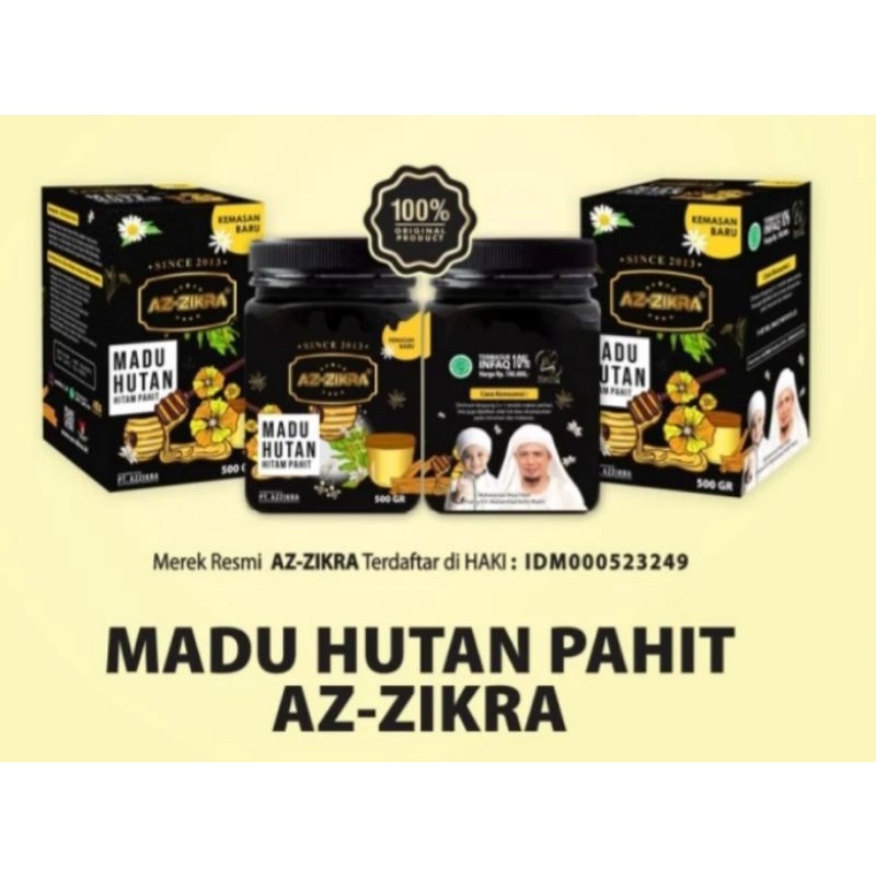 

Madu Az Zikra Hutan Pahit 500gr