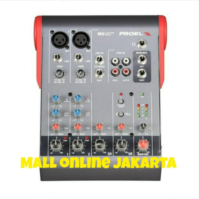 Mixer proel Mi6 Original Mi 6 channel amplifier