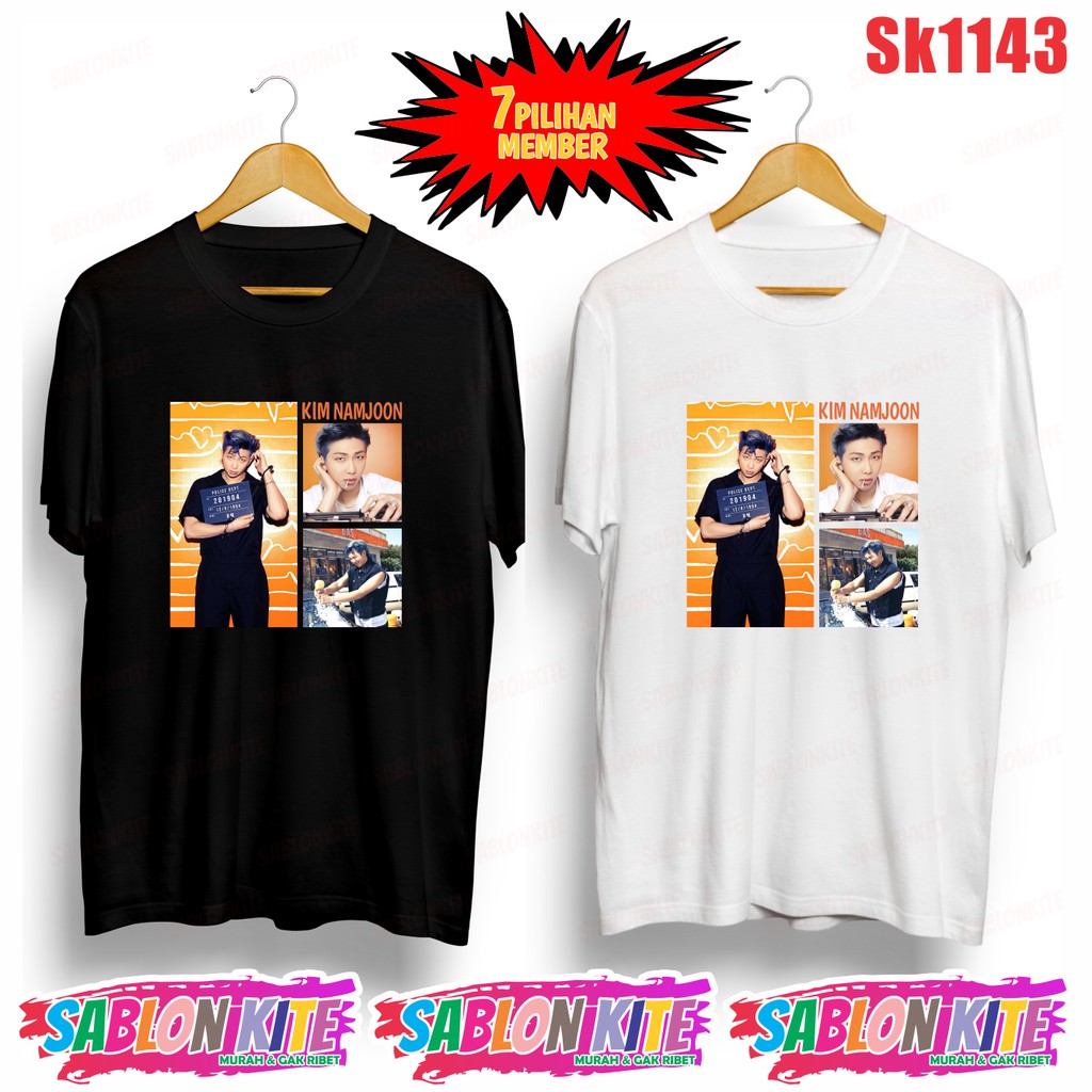 MURAH!!! KAOS KPOP TIAP MEMBER BUTTER SK1143 PILIH MEMBER UNISEX