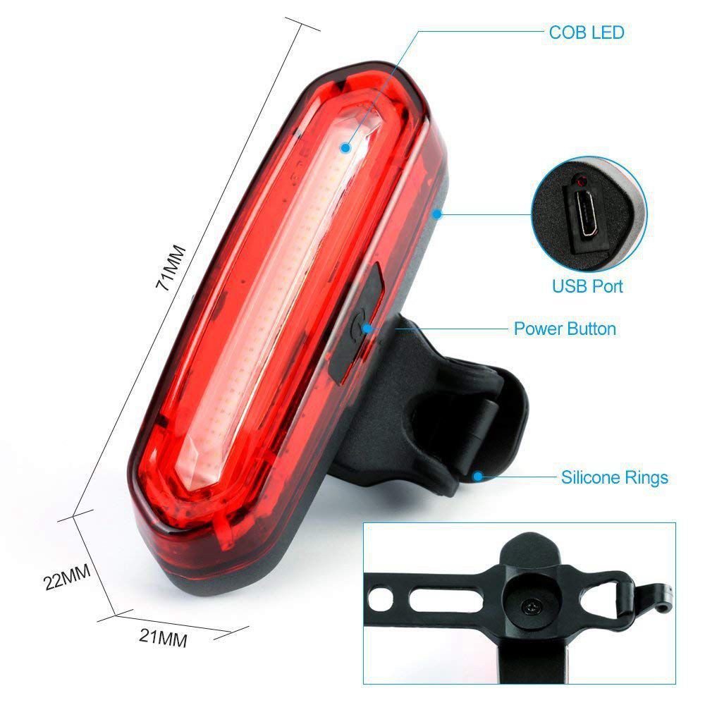 red cycling products power led usb