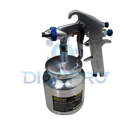 Mollar F75 Suction Spray Gun - Spray Gun Murah Tabung Bawah Besar