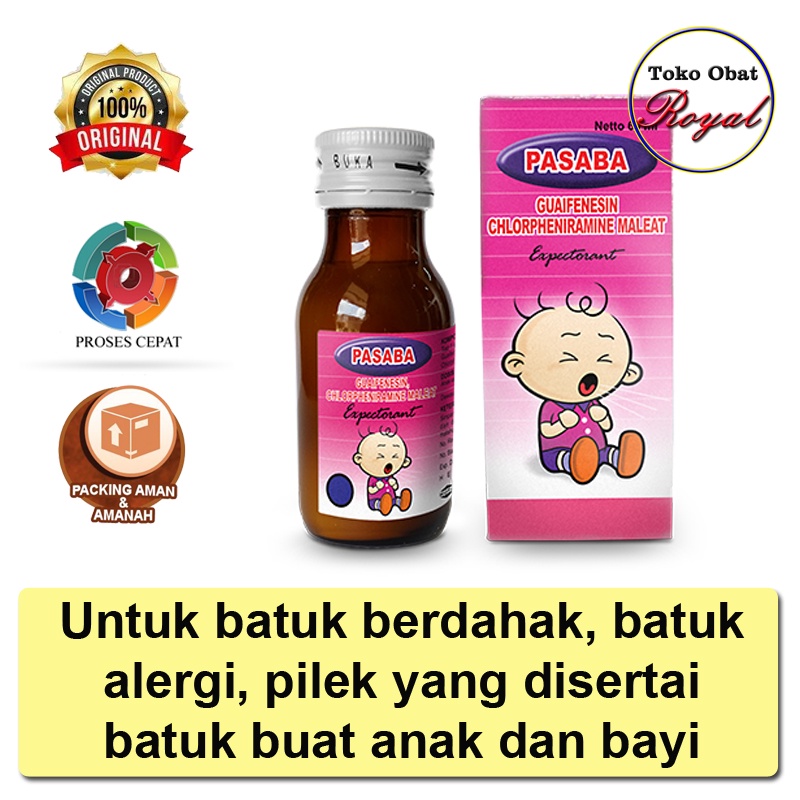 Pasaba Baby Expectorant Sirup Batuk Berdahak Anak dan Bayi