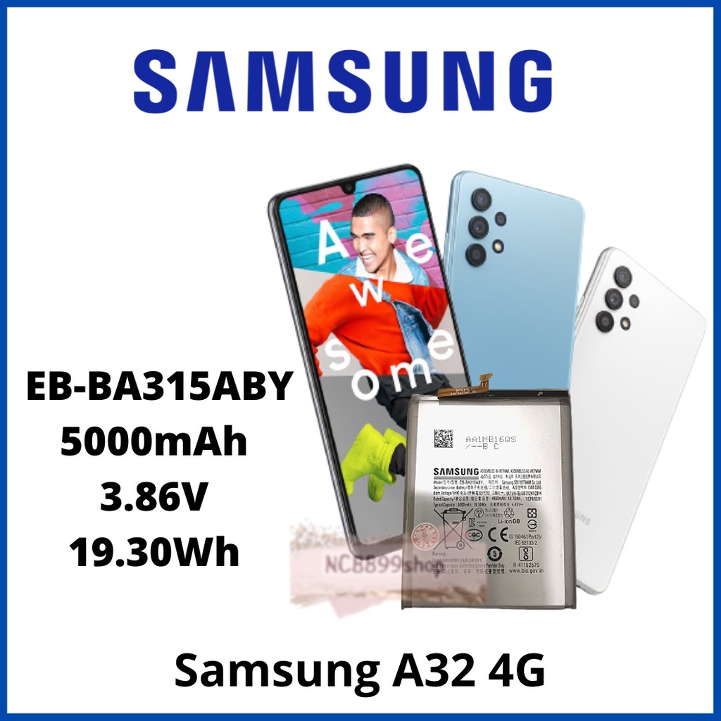 (NC) Batre Baterai Battery Original Samsung Galaxy A315 A325 A225 A725 / GALAXY A31 A32 A32 5G A22 A315 A325 / EB-BA315ABY / EB-BA426ABY