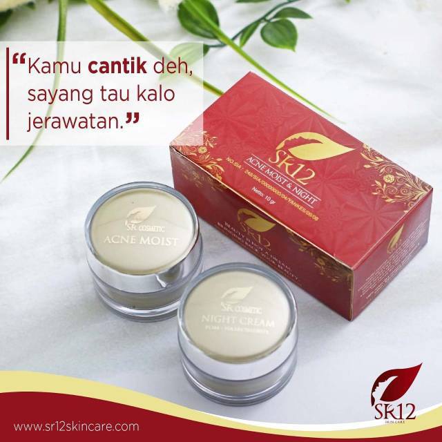 

KRIM SIANG MALAM | KRIM YANG MAMPU MENGATASI MASALAH JERAWAT | SR12 HERBAL SKINCARE