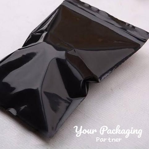 

◘ POLYMAILER 20X30+4 PLASTIK PACKING HITAM GLOSSY TEBAL 40 MICRON 100PCS ♠