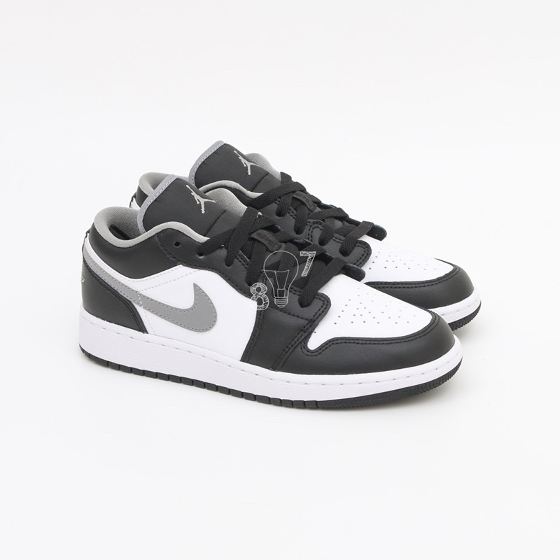 Air Jordan 1 Low Black Medium Grey GS Women