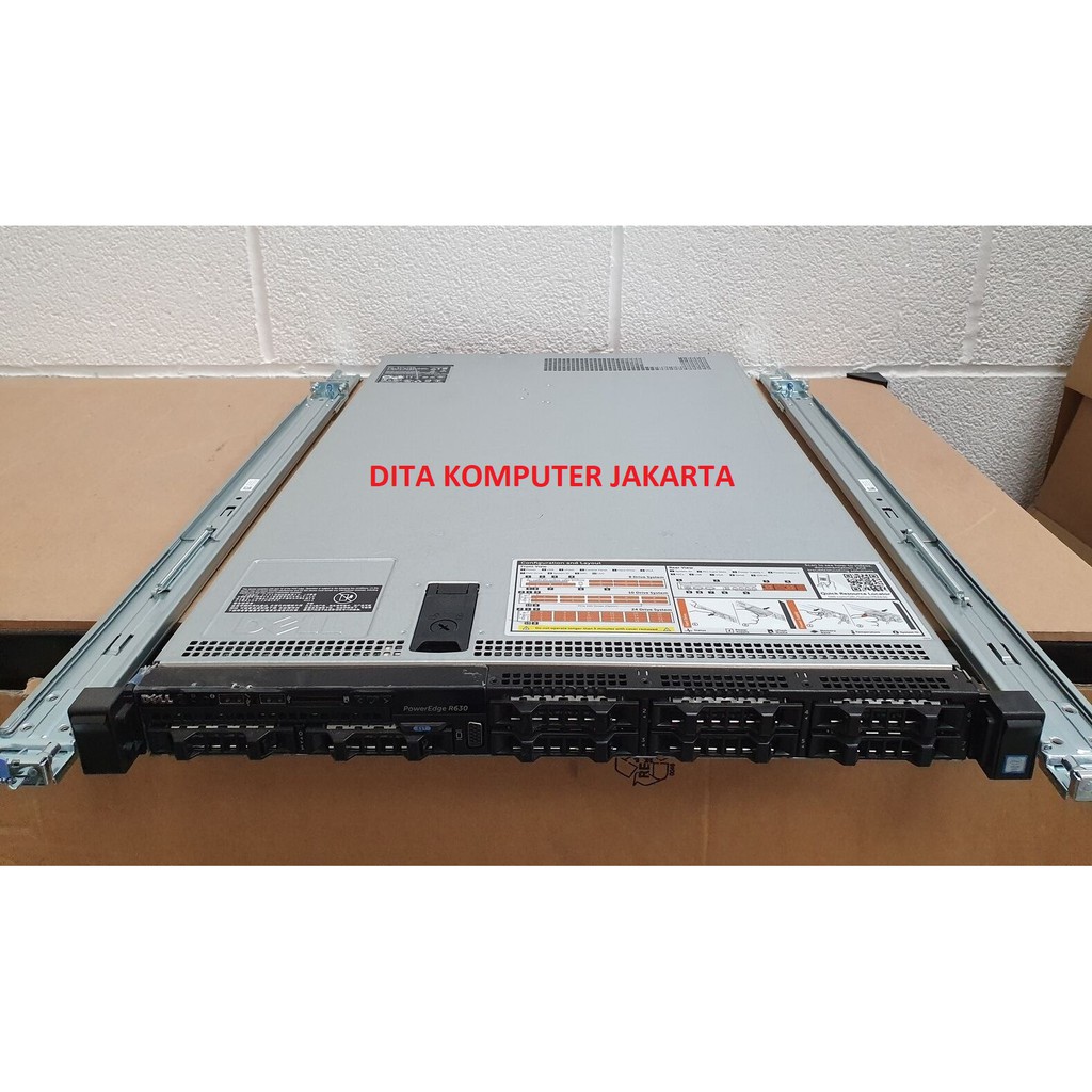 SERVER DELL POWER EDGE R630 PROCESSOR24CORE HDD900GB X4 RAM128GB REALKIT BAWANYA