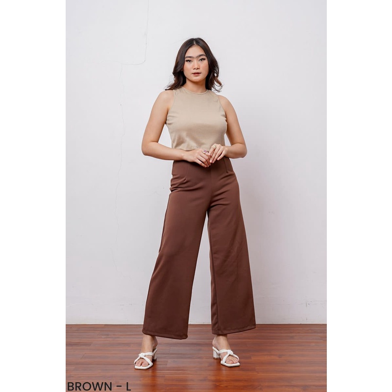 Hw Culottes Pants - 1 pcs celana kulot wanita - bawahan kasual dan formal  Bahan adem, nyaman dipakai