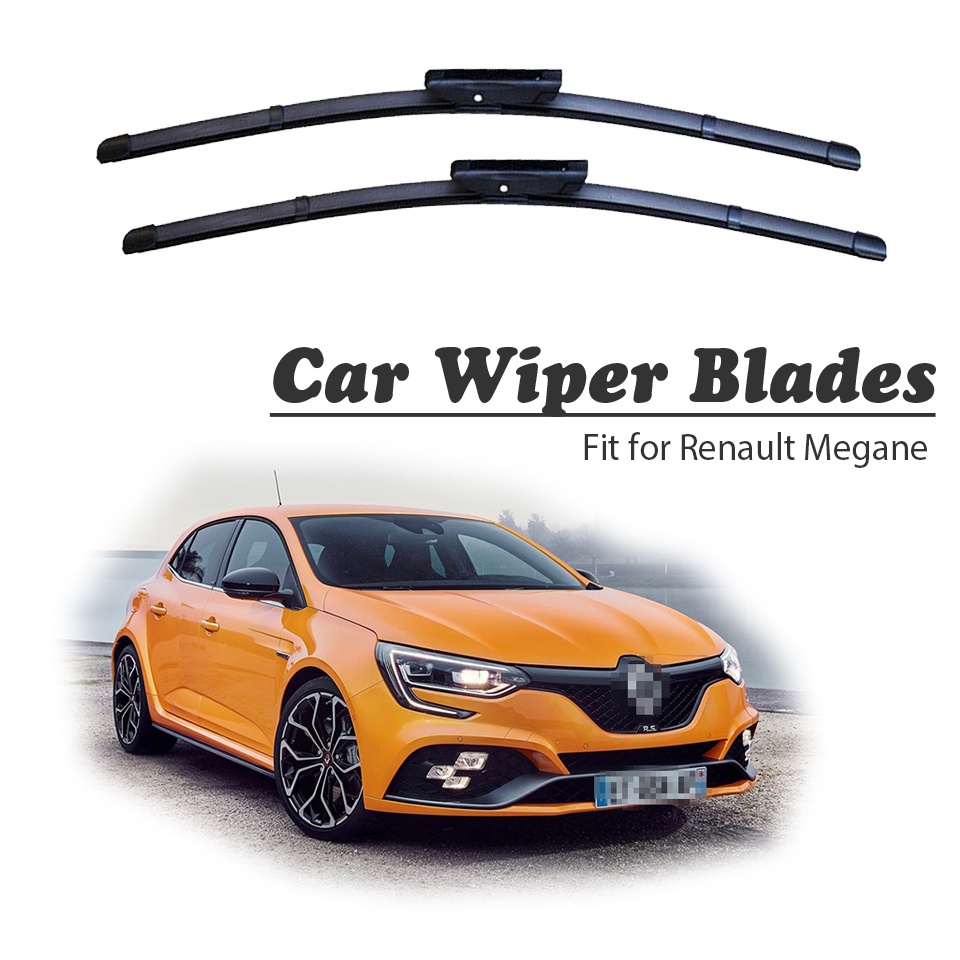 1 Set Karet Wiper Kaca Depan Mobil Untuk Renault Megane MK2 MK3 2016 2015 2014-2002