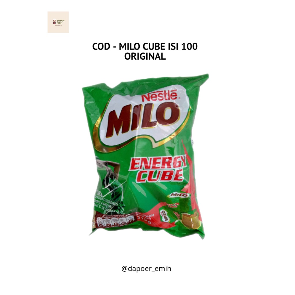 

milo cube 100 pcs murah exp terbaru