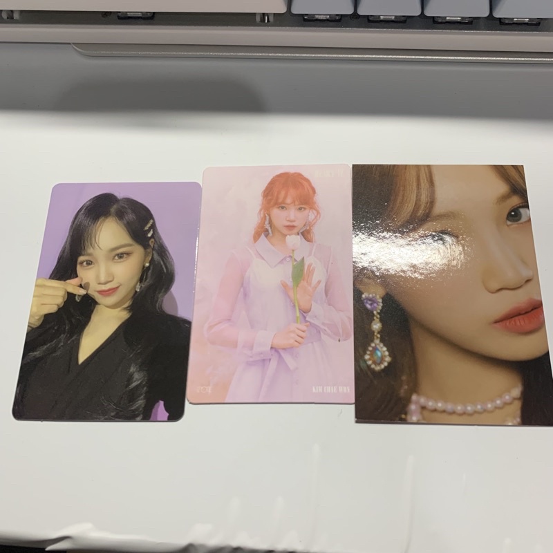 1 set Chaewon izone photocard pc kihno bloomiz heartiz reeler
