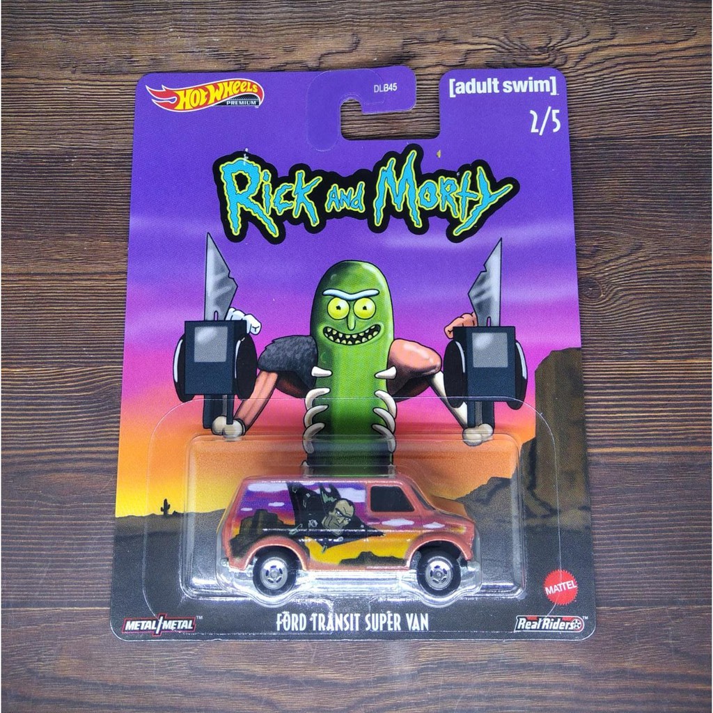 Hot Wheels Rick and Morty Ford Transit Super Van Adult Swim 2/5