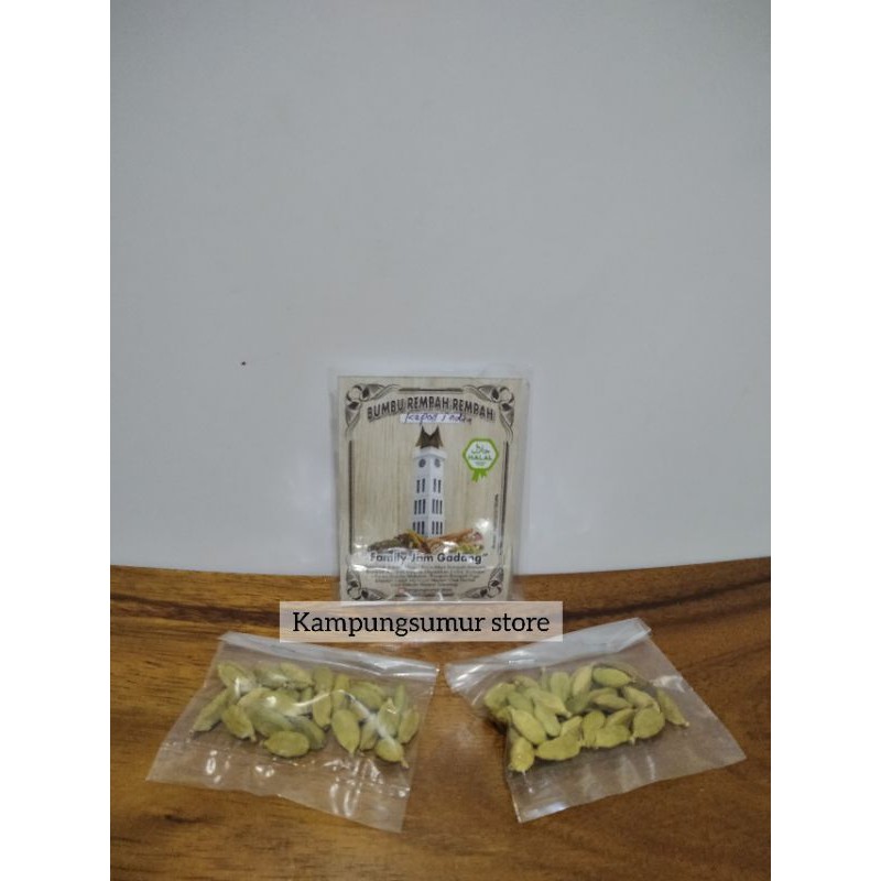 

kapolaga hijau india / Cardamon 5 gram