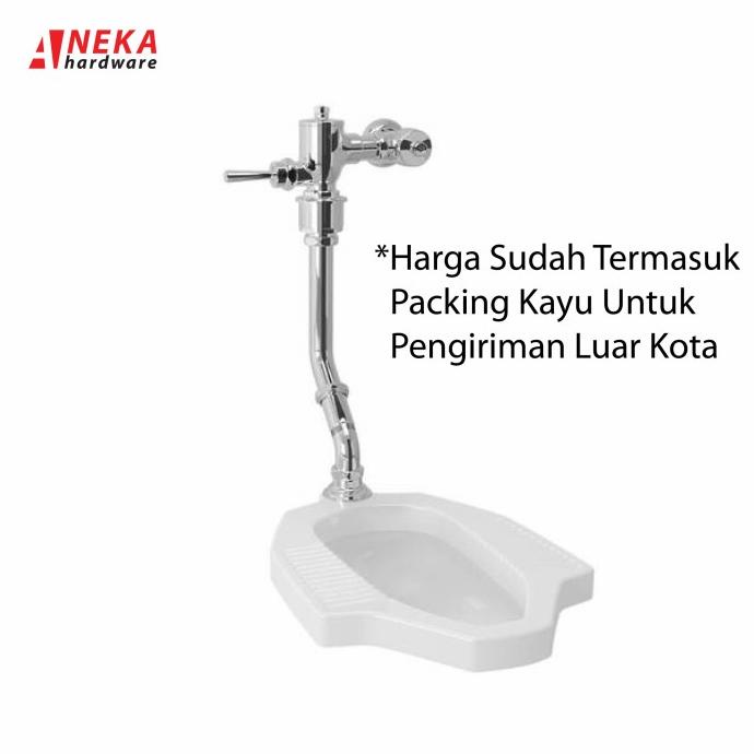 Closet Jongkok TOTO CE9 Komplete Set Push Valve / Kloset Jongkok Flush