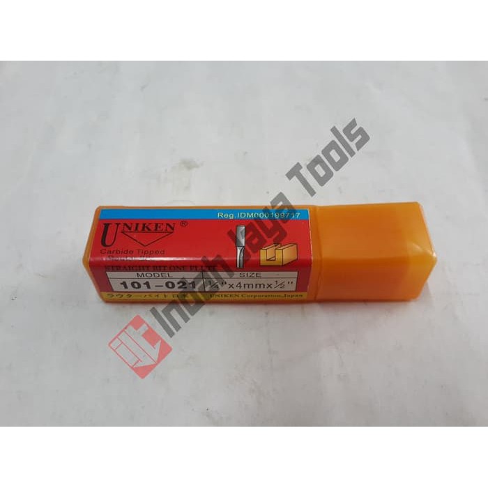 Router Bit - Straight Bit 4mm UNIKEN JAPAN / Mata Profil