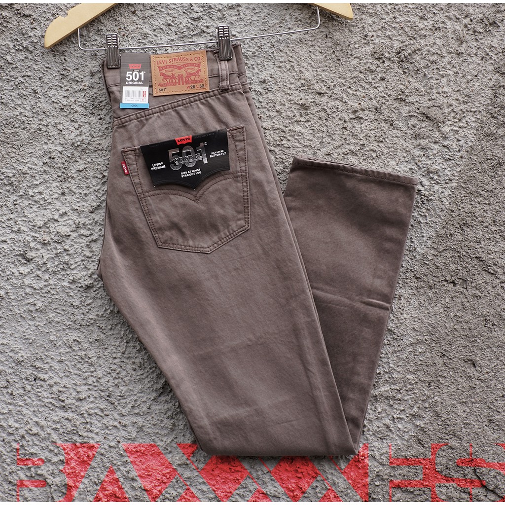 Levi's 501 Japan Kanvas | Celana Panjang Pria | Mocca