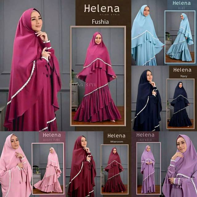 Gamis syar'i Helena