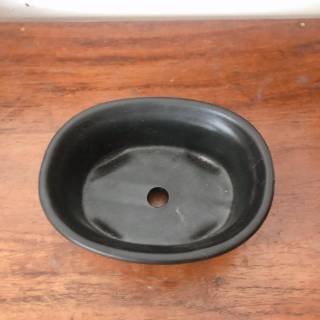 Pot keramik  bonsai coklat  tua  doff A565 Shopee Indonesia