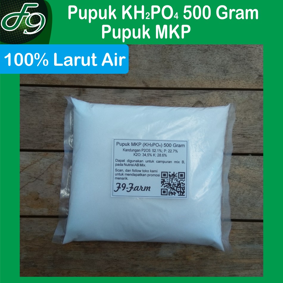 Pupuk MKP KH2PO4 500 gram Hidroponik