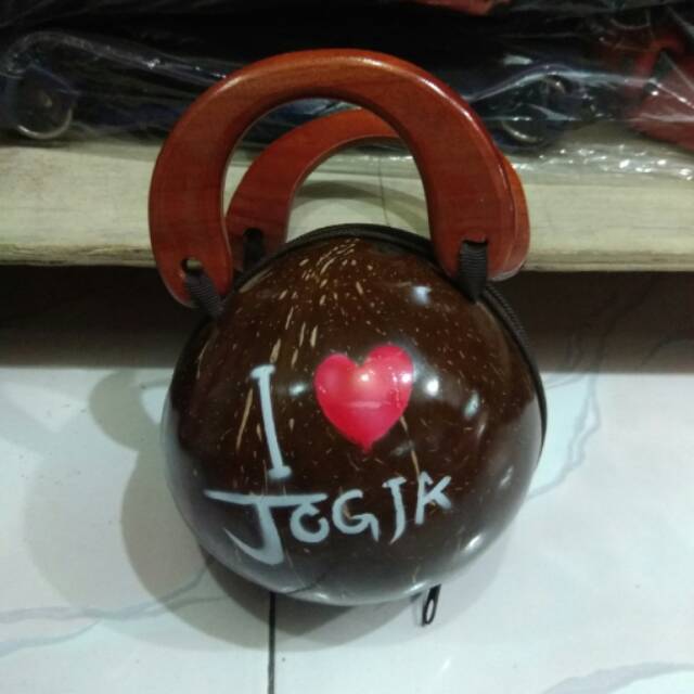 TERMURAH! BEST SELLER! HAND BAG BATOK BUNDAR I LOVE JOGJA - TAS UNIK DAN CANTIK WANITA KHAS JOGJA