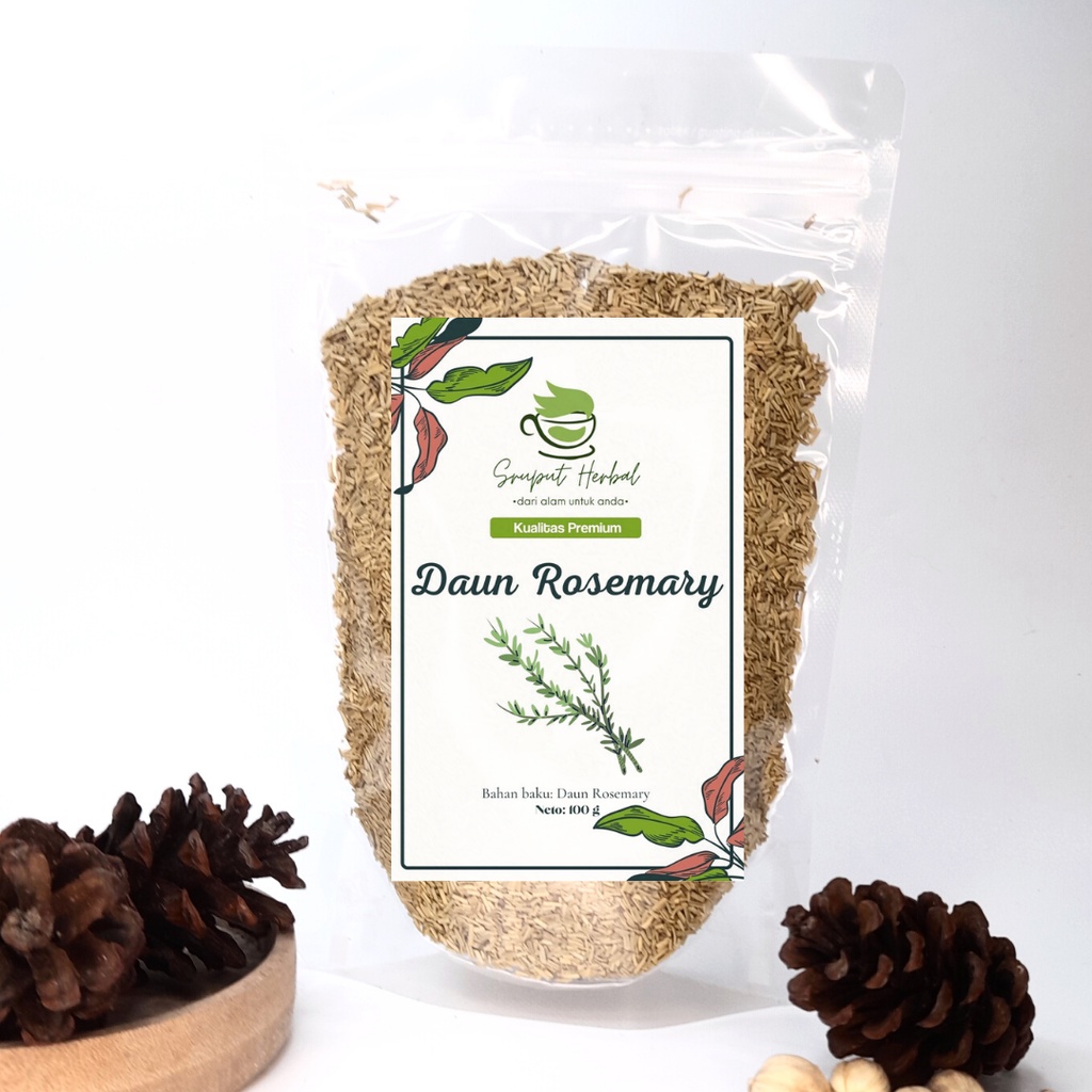 100gr Daun Rosemary Dried Rosemary Leaves Murni 100% Premium Berkualitas