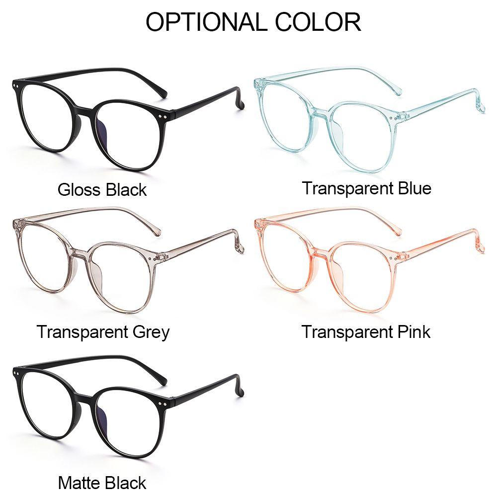 Suyo Blue Light Blocking Glasses Oversized Frame Bulat Ringan Anti Blue Light Glasses