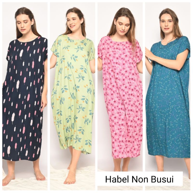 Daster Rayon HABEL NON BUSUI Panjang Semata Kaki-1