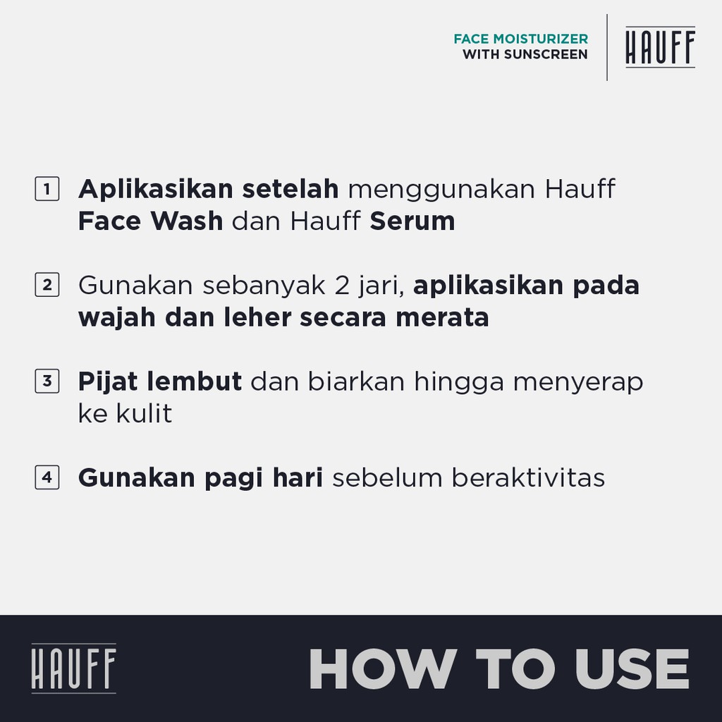 HAUFF Face Moisturizer with Sunscreen