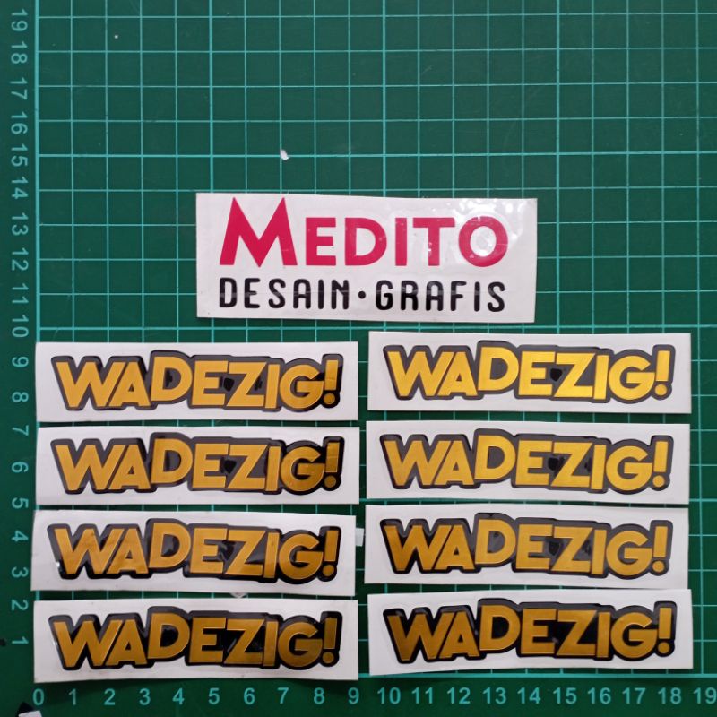 Sticker Cutting Wadezig