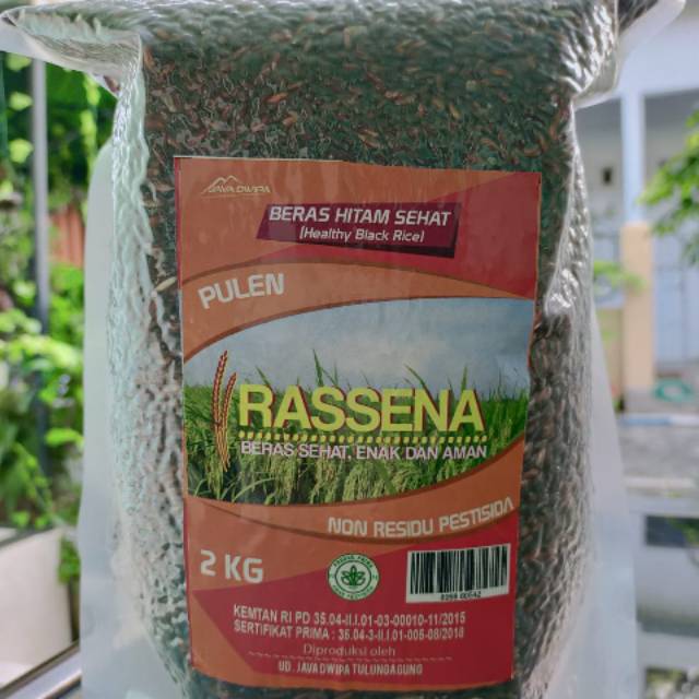 

Beras hitam organik Rassena