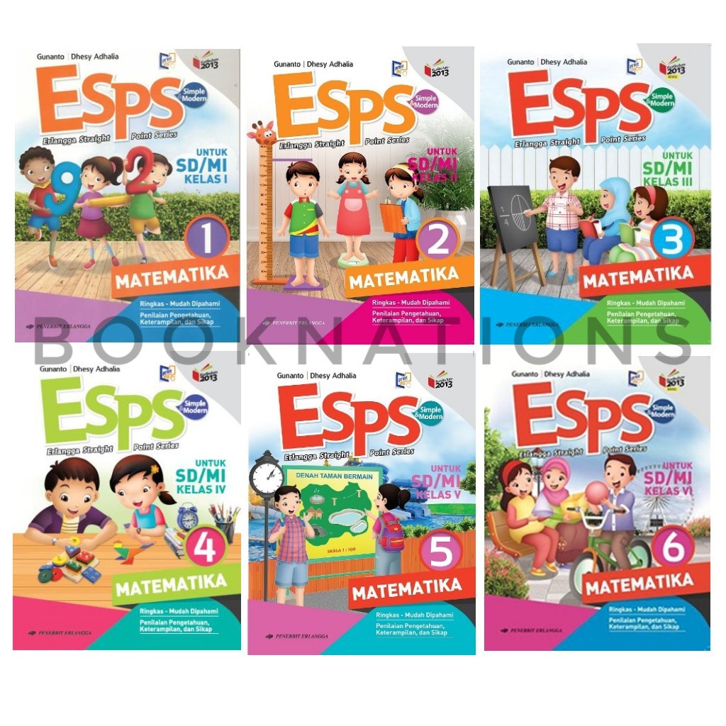 Jual Buku Esps Matematika Kelas 1 2 3 4 5 6 Sd Indonesia Shopee Indonesia