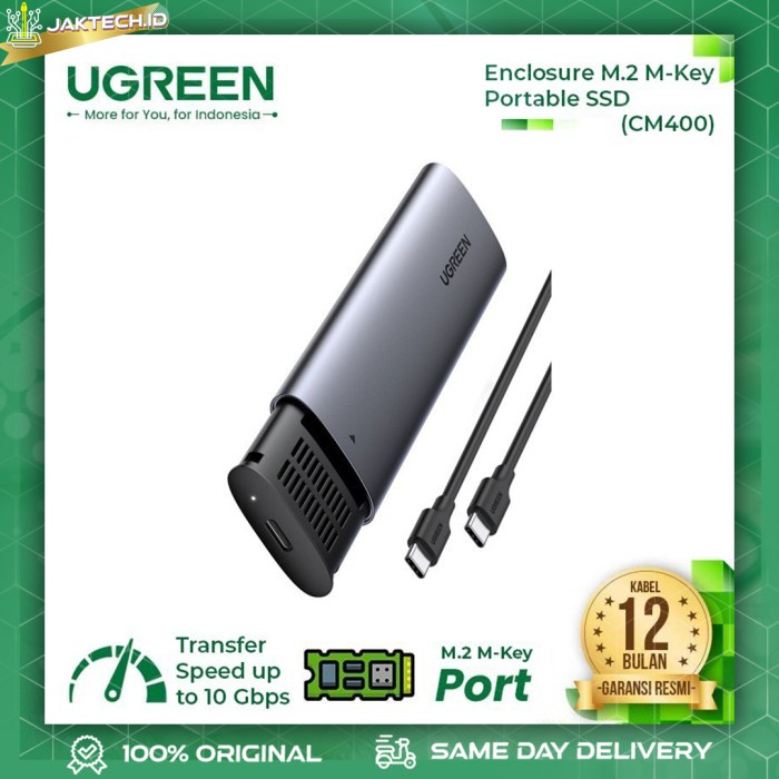 UGREEN SSD Enclosure Case M.2 NVME / NGFF SATA M2 Slim SSD Original - NGFF Sata