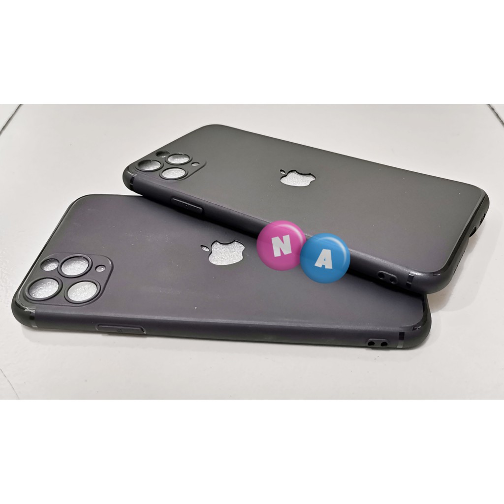 Softcase Iphone 11 - 11 PRO - 11 PRO MAX - Logo Apple - SILICON THIN MATTE Iphone 11