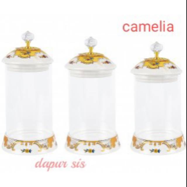 Toples Set Vicenza/ Glass Candy Jar Vicenza 301