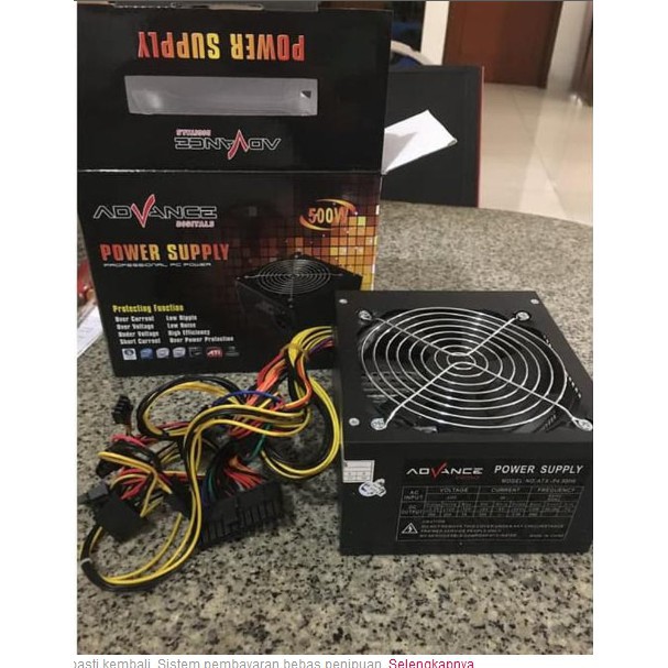 Advance Power Supply 500W V-3130 Black