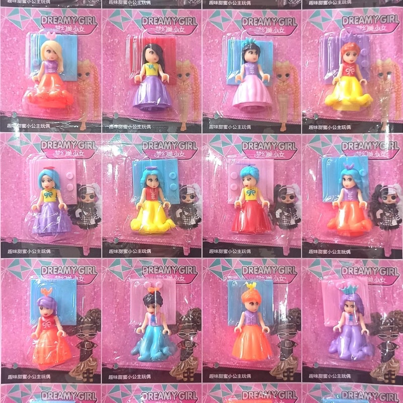 mainan anak bricks figure princes satuan / mini figure /  mainan anak murah /