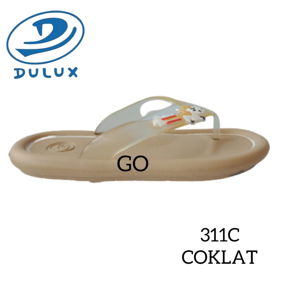 gos DULUX 311DC Sandal Jepit Anak Perempuan Motif Kuda Pony Flip Flop Sandal Anak Karakter Lucu